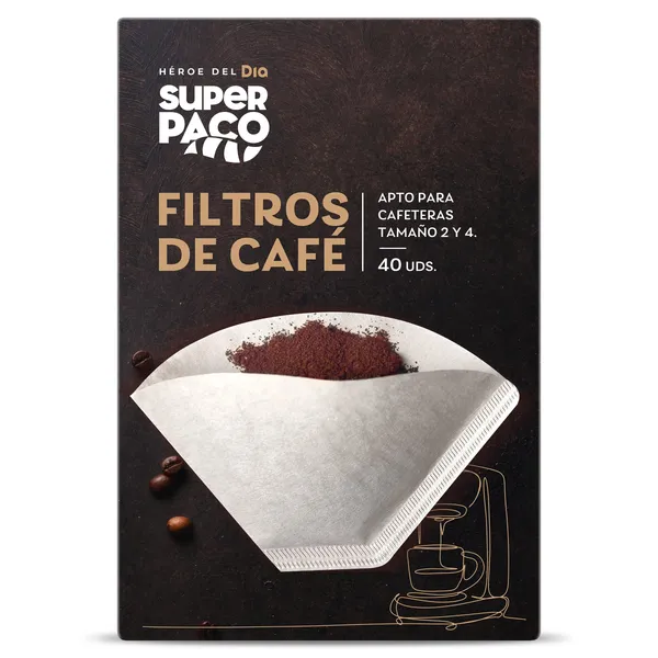 Filtros de café Dia Super Paco 40 unidades 2