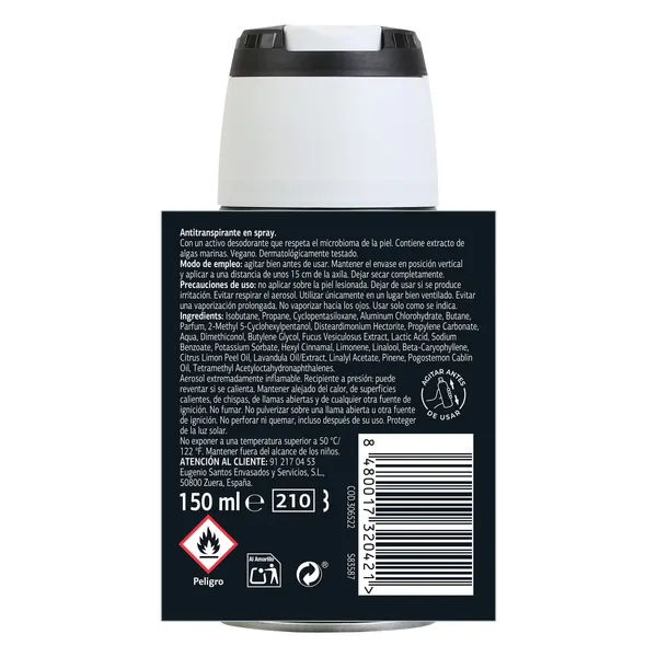 Desodorante invisible antimanchas Dia Imaqe man 150 ml 3