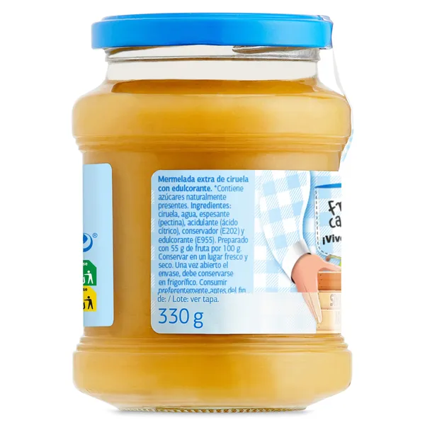 Mermelada de ciruela 0% sin azúcares añadidos Dia Fruticampo 330 g 3