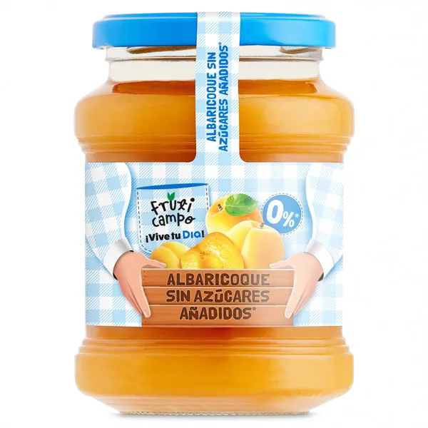 Mermelada de albaricoque 0% sin azúcares añadidos Dia Fruticampo 330 g 2
