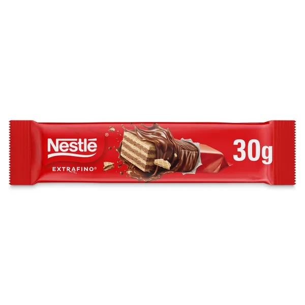 Barrita de galleta y chocolate con leche Nestlé Extrafino bolsa 1 unidad