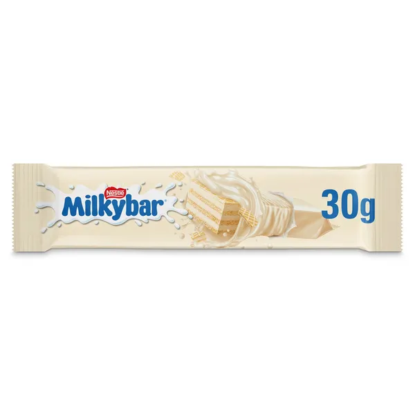 Barrita de galleta y chocolate blanco Nestlé Milkybar bolsa 1 unidad