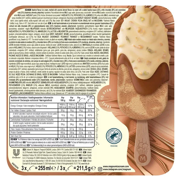 Magnum Utopía doble avellana 3 x 70,5 g 4