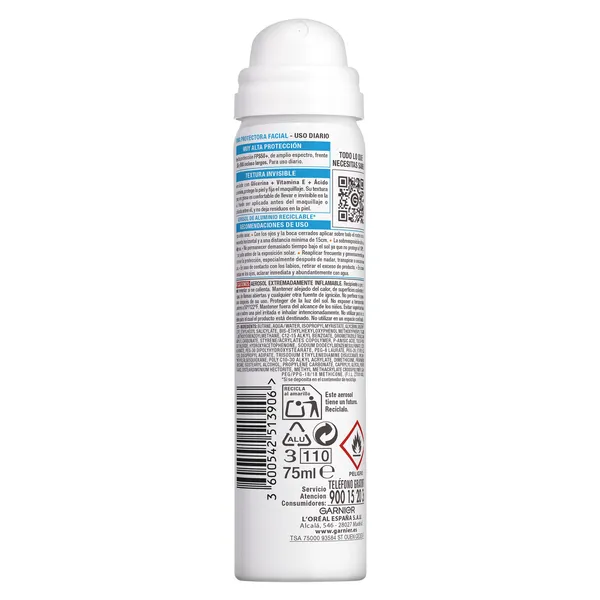 Bruma solar facial super uv spf 50+ Delial spray 75 ml 2
