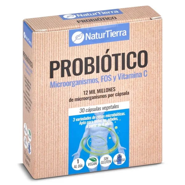 Probiótico Natur Tierra bote 30 unidades