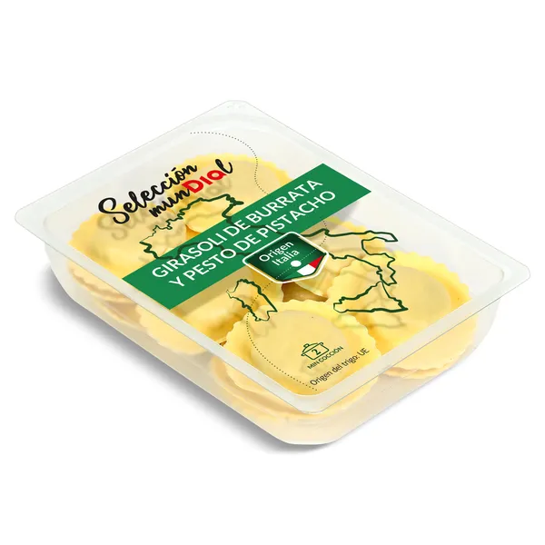 Pasta fresca girasoli de burrata y pistacho Dia Selección Mundial 250 g 2