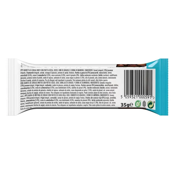 Barrita de cereales con coco, cacao y anacardos protein Kellogg's Special K 35 g 3