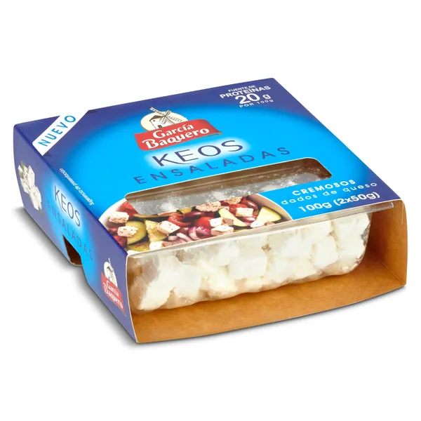Queso en dados para ensaladas García Baquero 2 x 50 g 4
