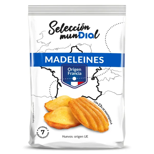 Magdalenas Madeleines Dia Selección Mundial bolsa 175 g 2