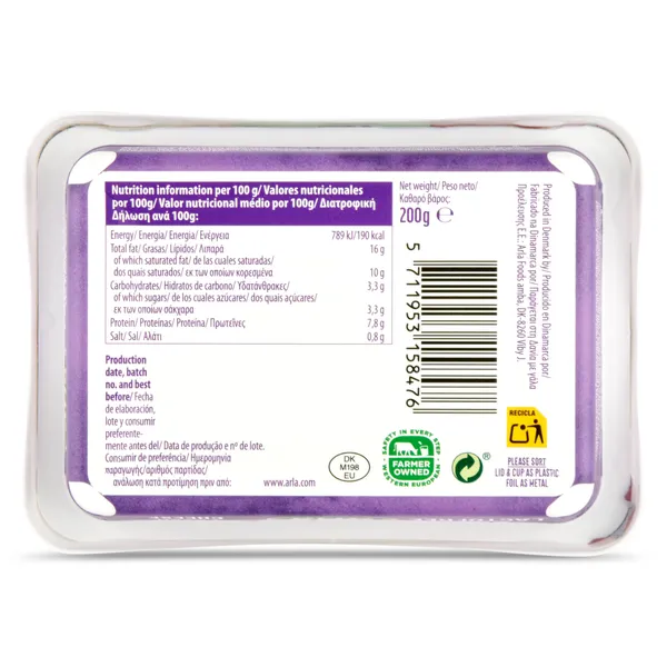 Queso de untar natural sin lactosa Arla 200 g 3