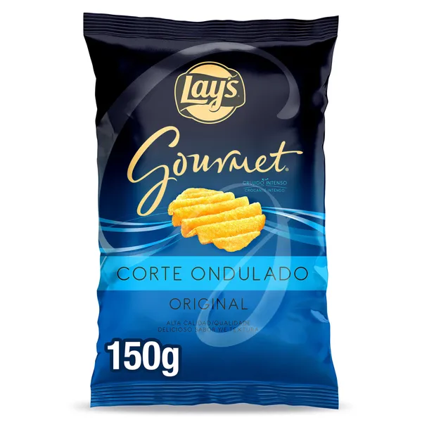 Lay's Gourmet onduladas 150 g 2