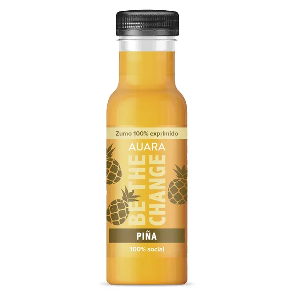Zumo de piña 100% exprimido Auara 330 ml