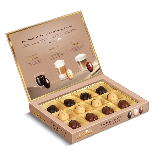 Bombones sabor café Dia Temptation caja 100 g 3