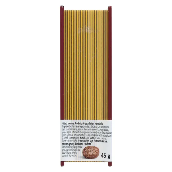 Galletas de brownie mini libro Dulce Noel Dia lata 45 g 6