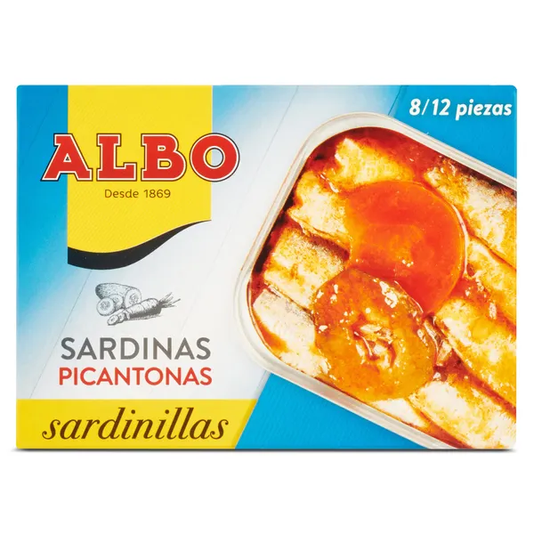 Sardinas picantonas Albo lata 82 g 2