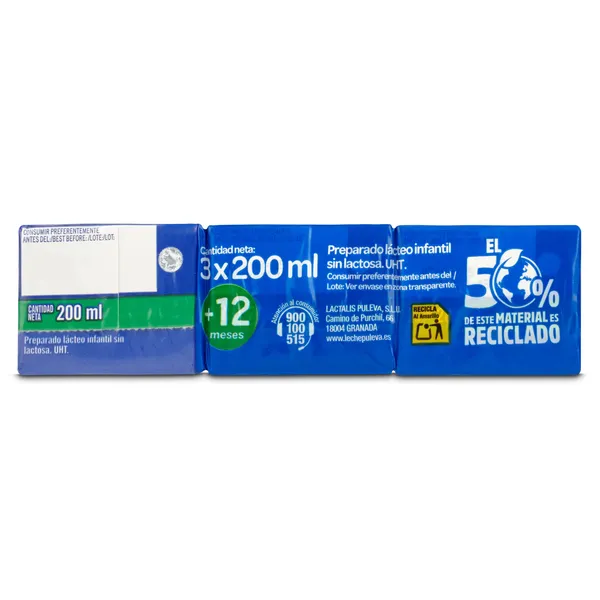 Bebida láctea infantil de crecimiento Peques 3 Puleva 3 x 200 ml 5