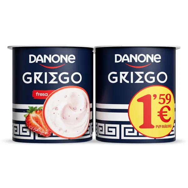 Yogur griego fresa Danone pack 4 x 110 g 3