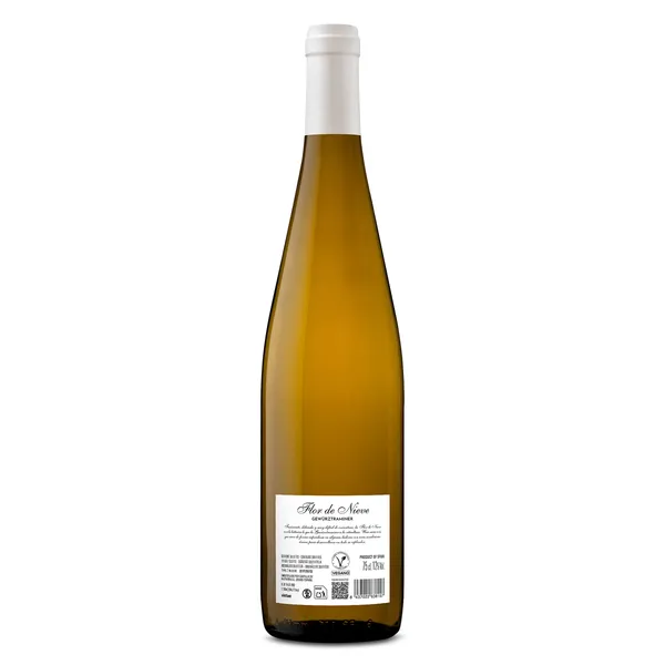 Vino blanco Gewürztraminer Flor de nieve botella 75 cl 2