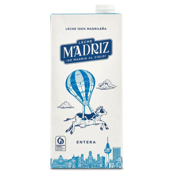Leche entera Madriz 1 L 2
