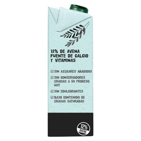 Bebida de avena con cacao Vegedia brik 1 l 3