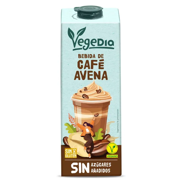Bebida de avena con café Dia Vegedia 1 L 2