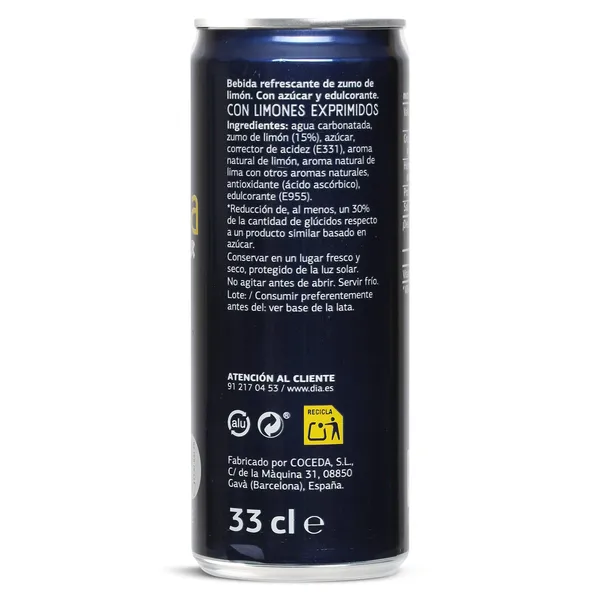 Limonada light con gas Dia Upss 330 ml 3