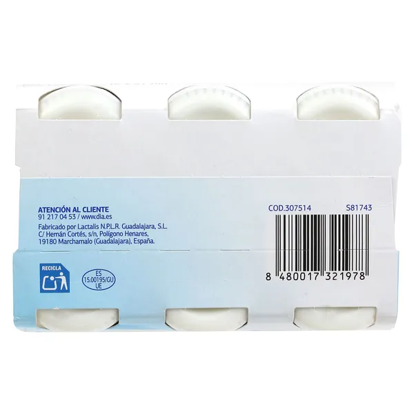 Bebida láctea natural 0% azúcares añadidos Diacol pack 6 x 100 g 4