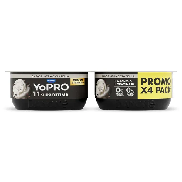 Postre sabor stracciatella alto en proteínas Yopro pack 4 x 120 g 2