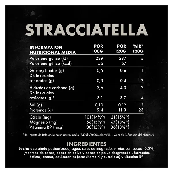 Postre sabor stracciatella alto en proteínas Yopro pack 4 x 120 g 3