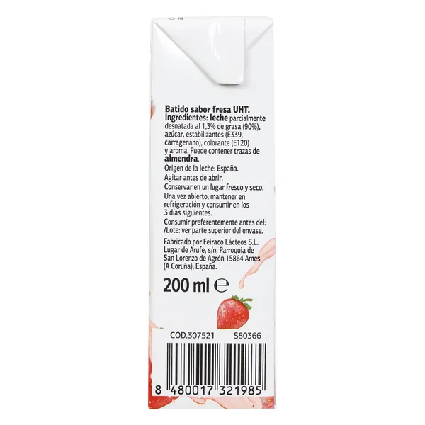Batido de fresa Dia Láctea 3 x 200 ml 4