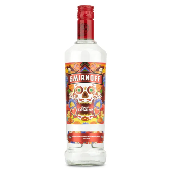 Vodka spicy tamarindo Smirnoff botella 70 cl