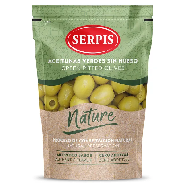 Aceitunas sin hueso Serpis 75 g 2