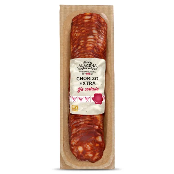 Chorizo ya cortado Dia Nuestra Alacena 200 g 2