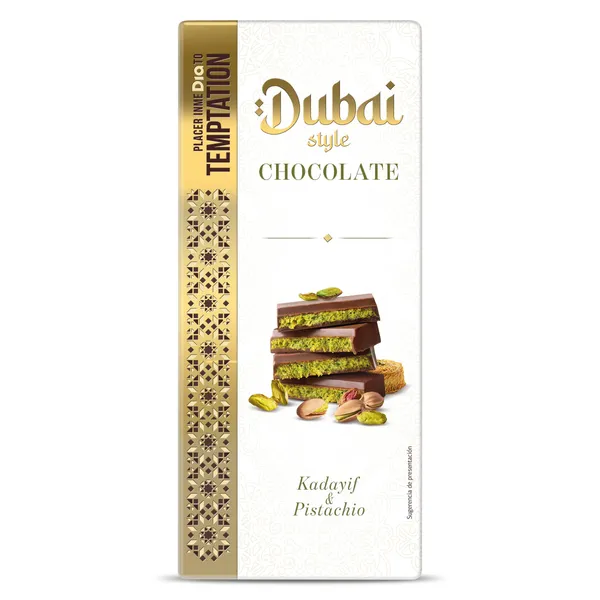 Chocolate con pistacho estilo Dubai Dia Temptation 150 g 2