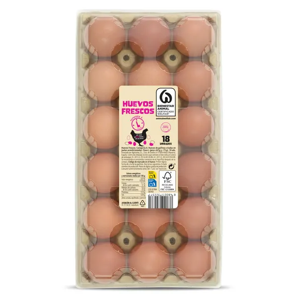 Huevos grandes L Dia 18 unidades 2