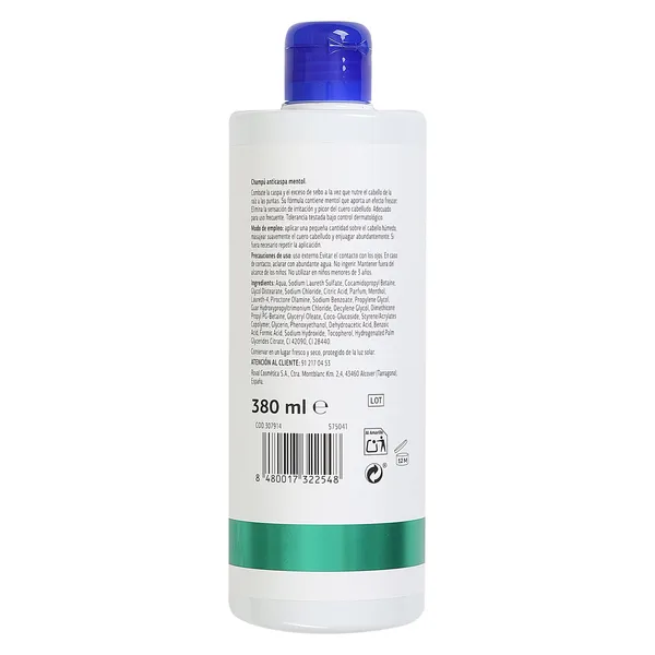 Champú anticaspa mentol Dia Imaqe 380 ml 3