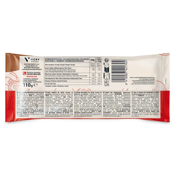 Lunas al cacao Dulcesol bolsa 90 g 2