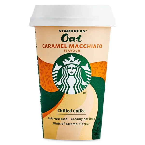 Café avena caramel macchiato Starbucks 220 ml