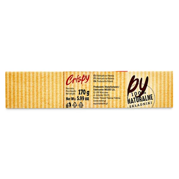 Pan crujiente de centeno con tomate y albahaca Melvit 170 g 2