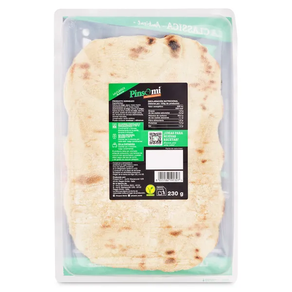 Base para pizza clásica Pinsami bolsa 230 g 2