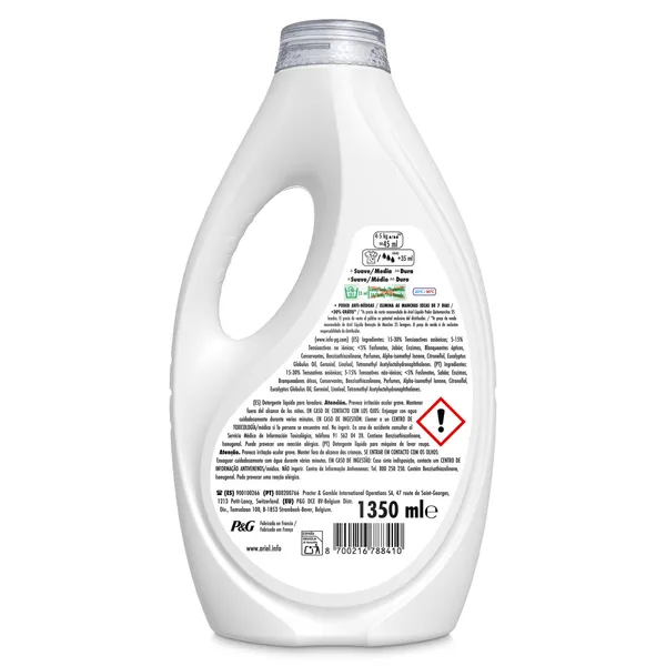 Detergente líquido quitamanchas Ariel 30 lavados 3