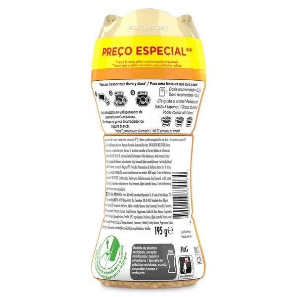 Perlas de perfume orquídea dorada Lenor 195 g 3