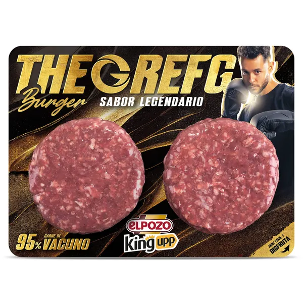 Burger de vacuno The Grefg Elpozo bandeja 240 g