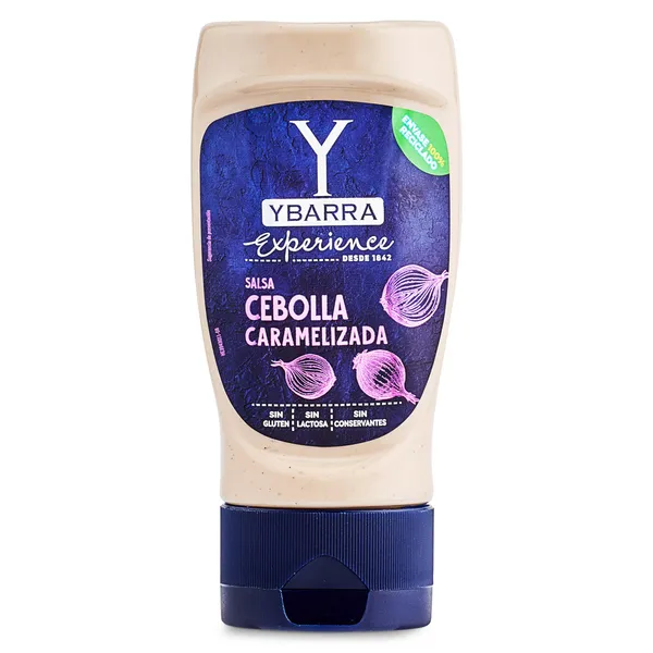 Salsa de cebolla caramelizada Ybarra 250 ml 2