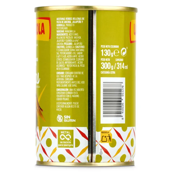 Aceitunas rellenas de gilda La española 130 g 3