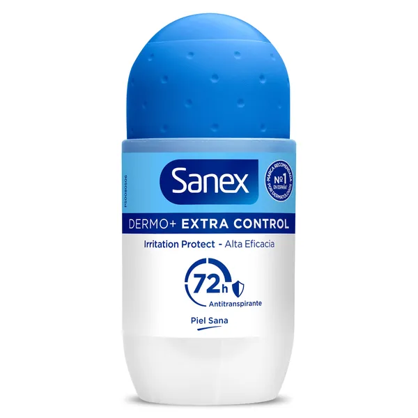 Desodorante roll-on dermo extra control 72h Sanex bote 50 ml 2