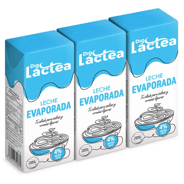Leche evaporada Dia Láctea 3 x 200 ml 3