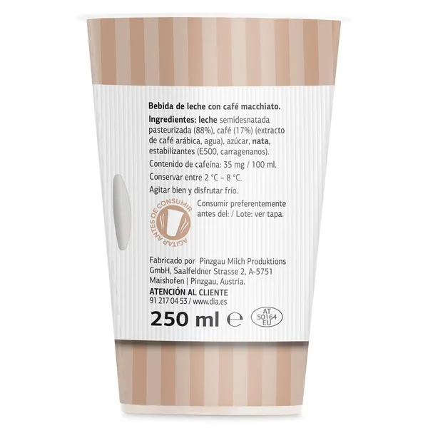 Café latte macchiato Dia Arom'arte 250 ml 4
