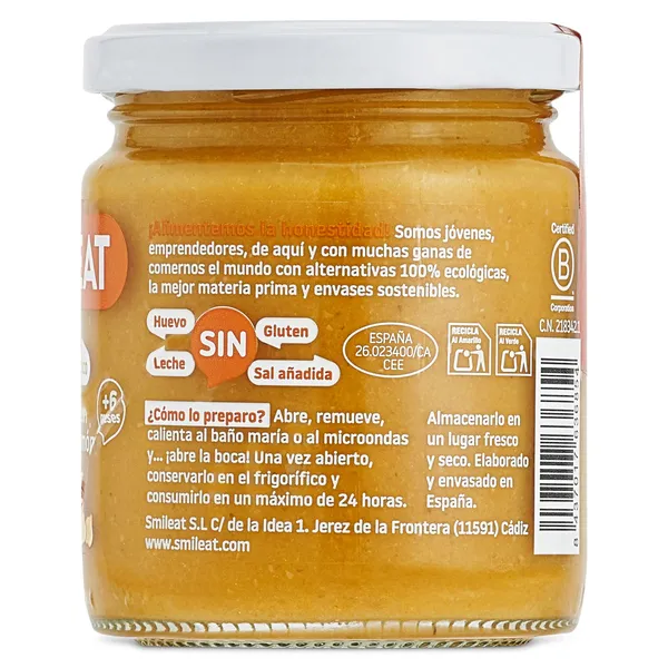 Puré de cocido con ternera y jamón Smileat 230 g 3