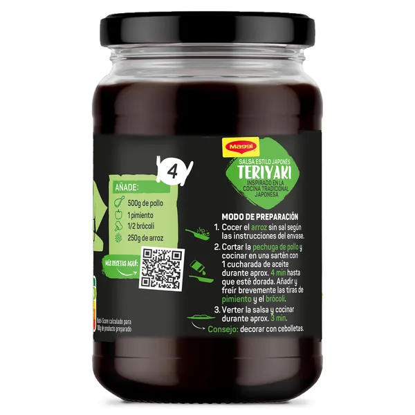Salsa teriyaki Maggi frasco 355 g 3